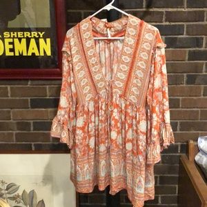 Free People boho shirt